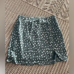 Lola Grace Teal and White Skirt